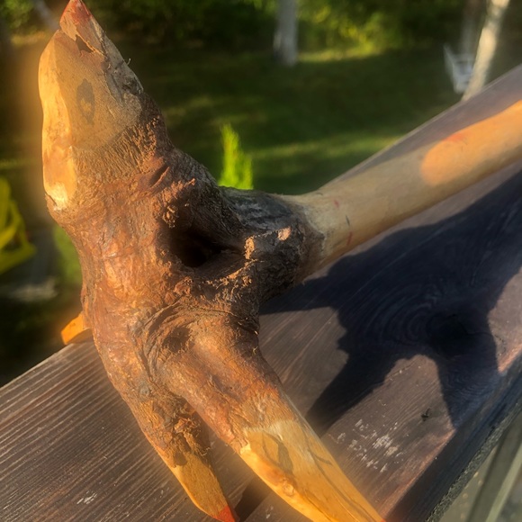 Antique Native American war club - Picture 5 of 9